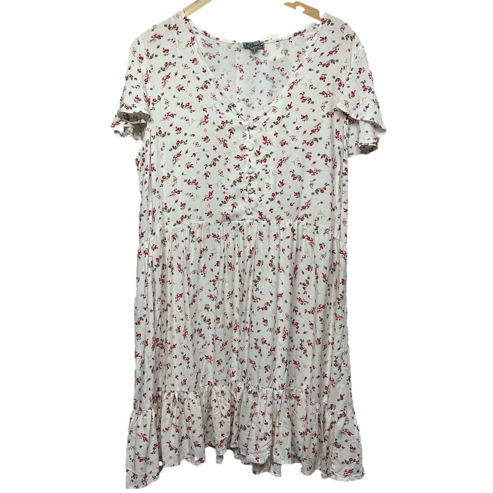 J for Justify Floral Dress 1X Boho Cottagecore Country Western Style Dress - Picture 9 of 16